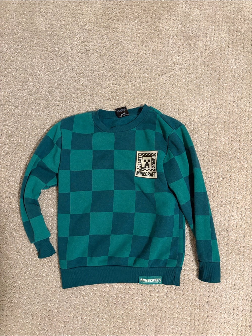 Kids Minecraft sweatshirt size small